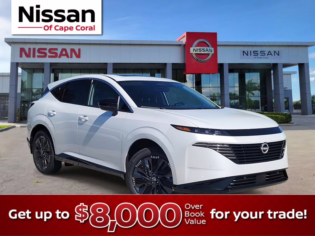 2026 Everest White Pearl Tricoat Nissan Murano Platinum AWD SUV