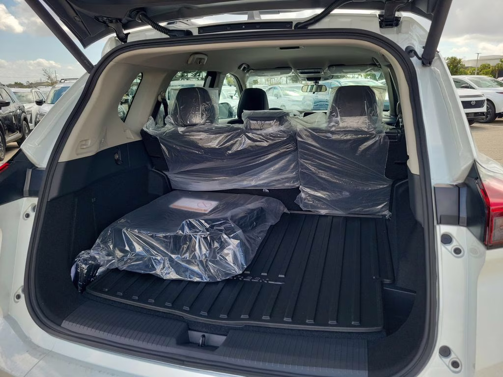 2026 Everest White Pearl Tricoat Nissan Rogue Rock Creek AWD SUV