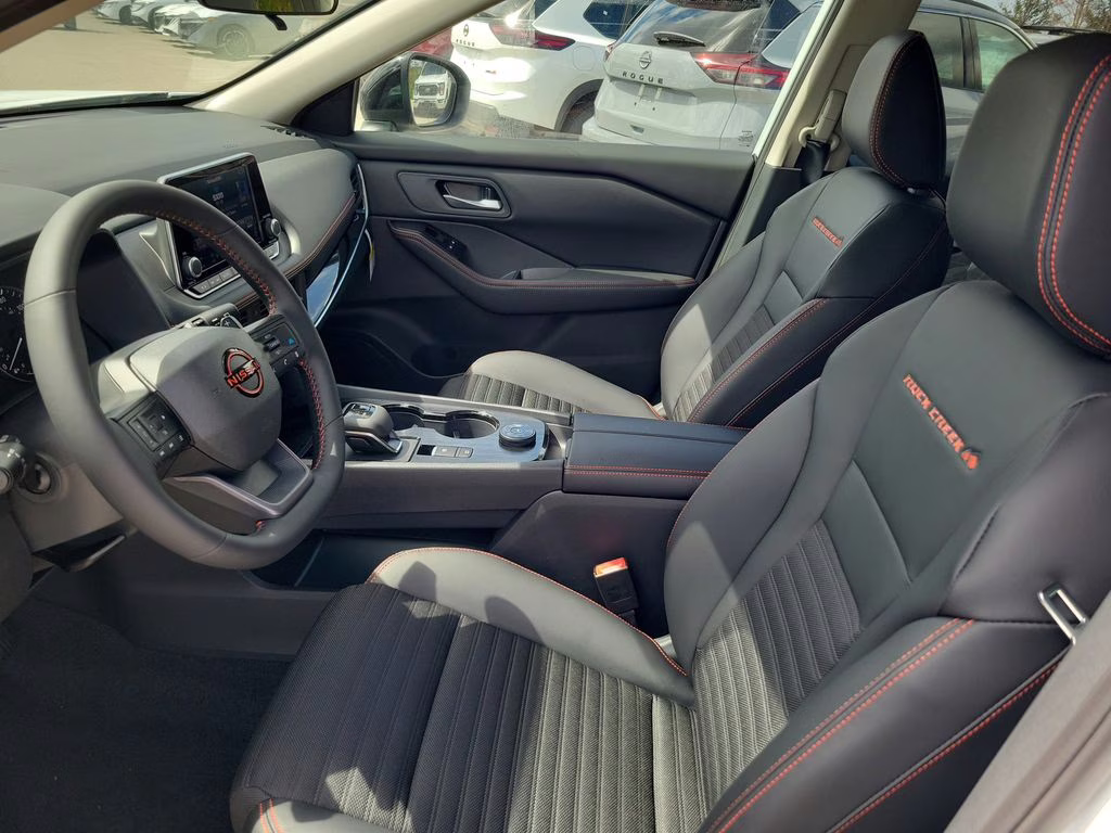 2026 Everest White Pearl Tricoat Nissan Rogue Rock Creek AWD SUV
