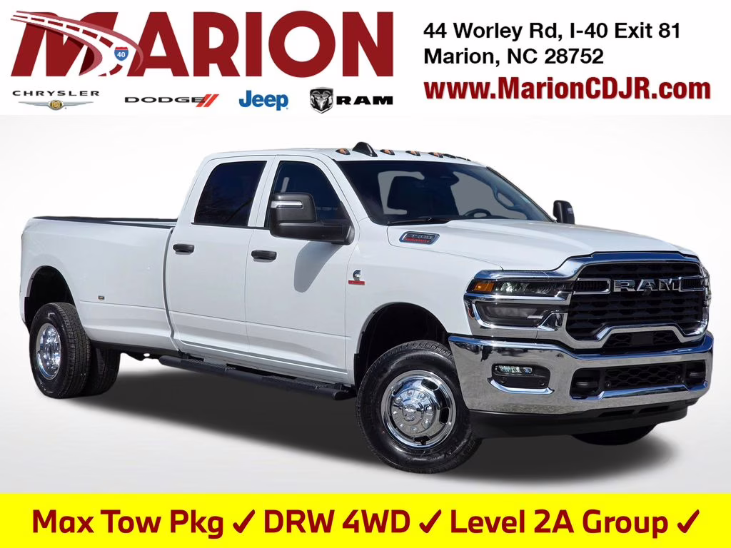 2026 Bright White Clearcoat Ram 3500 Tradesman 4X4 Truck