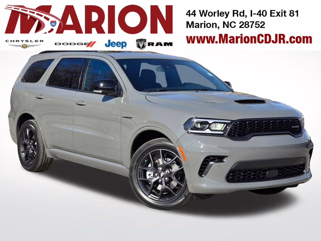2026 Destroyer Gray Clearcoat Dodge Durango GT Plus HEMI V8 AWD SUV