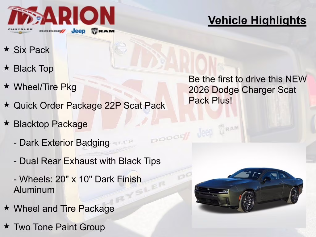 2026 Green Machine Dodge Charger R/T Scat Pack AWD Coupe