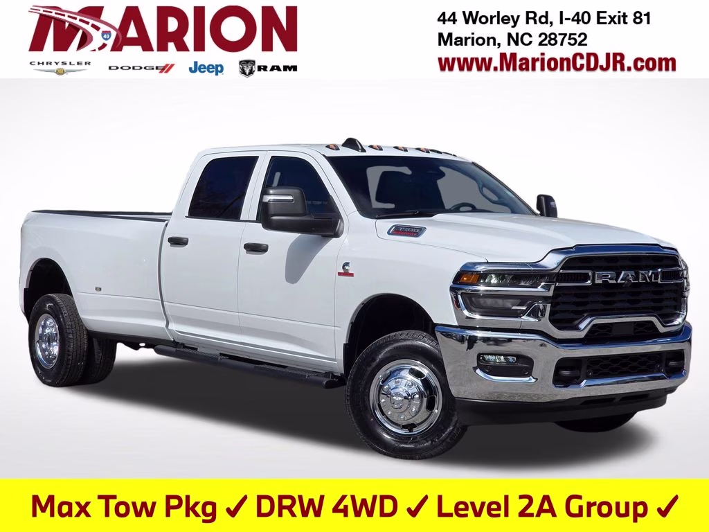 2026 Bright White Clearcoat Ram 3500 Tradesman 4X4 Truck
