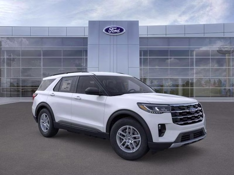 2026 Space White Metallic Ford Explorer Active w/200A Pkg RWD SUV