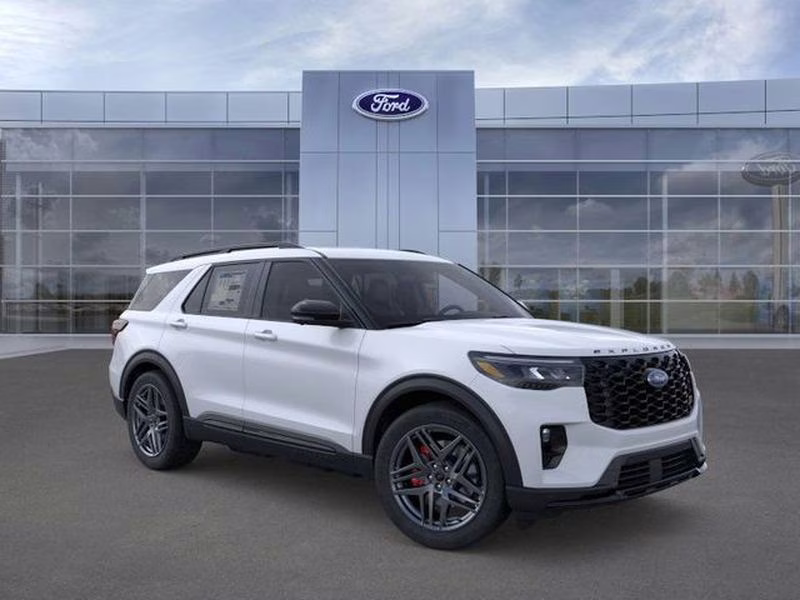 2026 Space White Metallic Ford Explorer ST RWD SUV