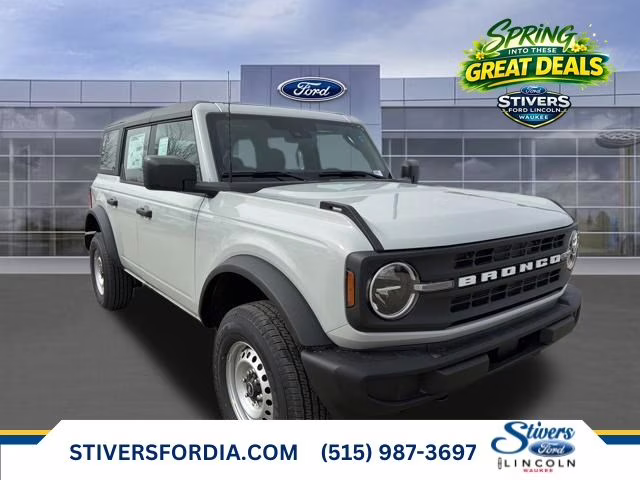 2026 Avalanche Gray Ford Bronco Base 4X4 SUV