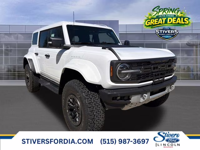 2026 Oxford White Ford Bronco Raptor 4X4 SUV