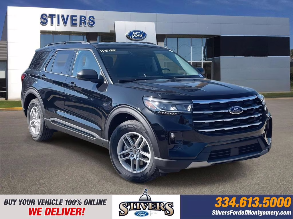 2026 Black Metallic Ford Explorer Active RWD SUV