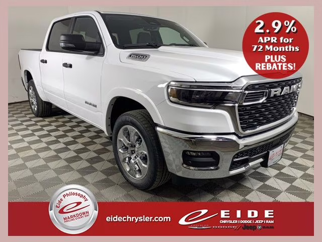 2026 Bright White Clearcoat Ram 1500 Big Horn 4X4 Truck