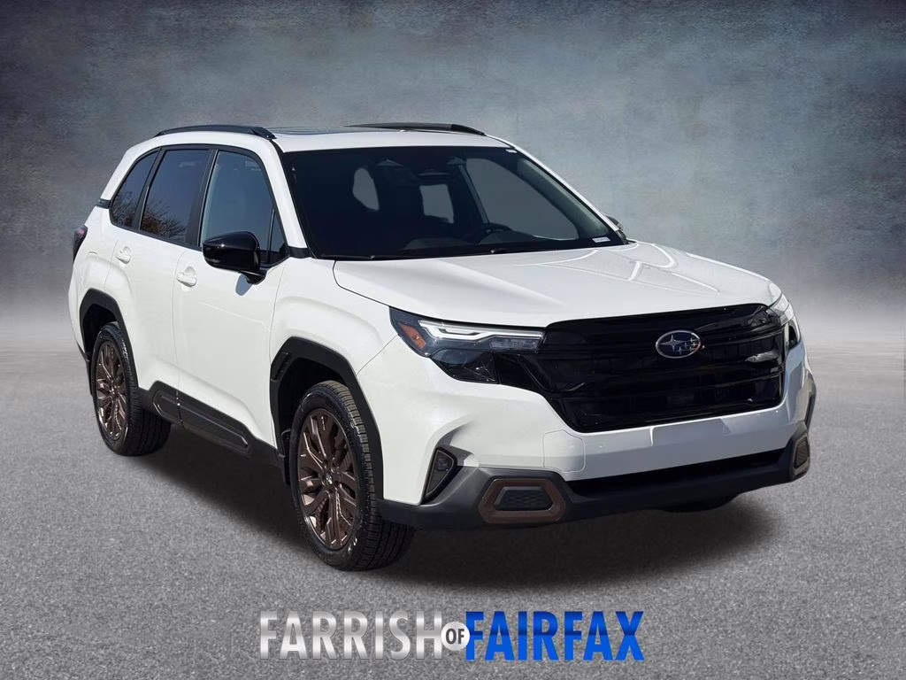 2026 Crystal White Pearl Subaru Forester Sport AWD SUV