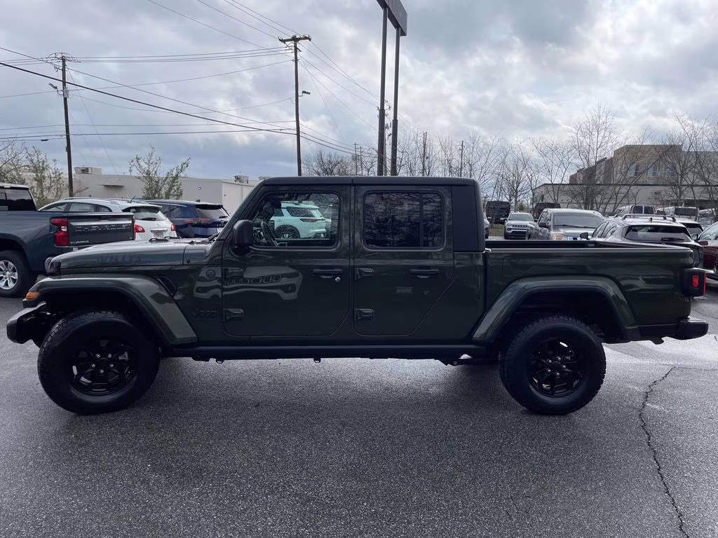 2022 Sarge Green Clearcoat Jeep Gladiator Willys 4X4 Truck