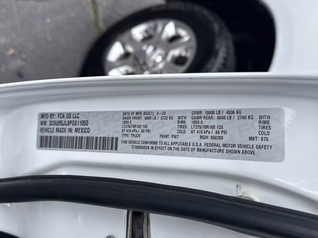 2023 Bright White Clearcoat Ram 2500 Big Horn 4X4 Truck