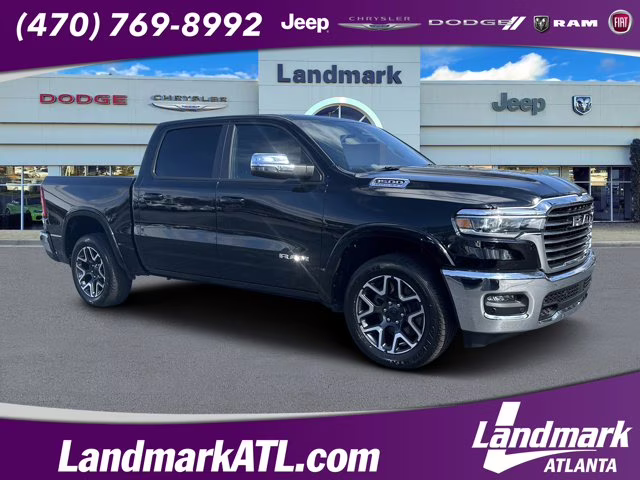 2026 Diamond Black Crystal Pearlcoat Ram 1500 Laramie RWD Truck