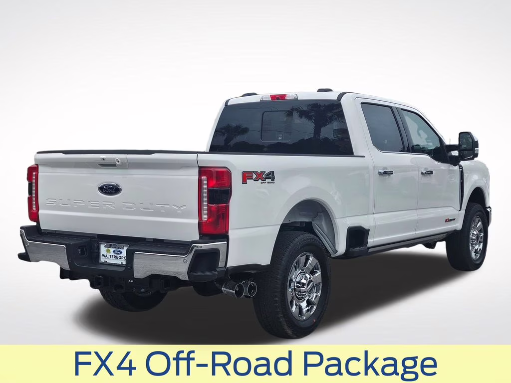 2026 Star White Metallic Tri-Coat Ford Super Duty F-250 SRW Lariat 4X4 Truck