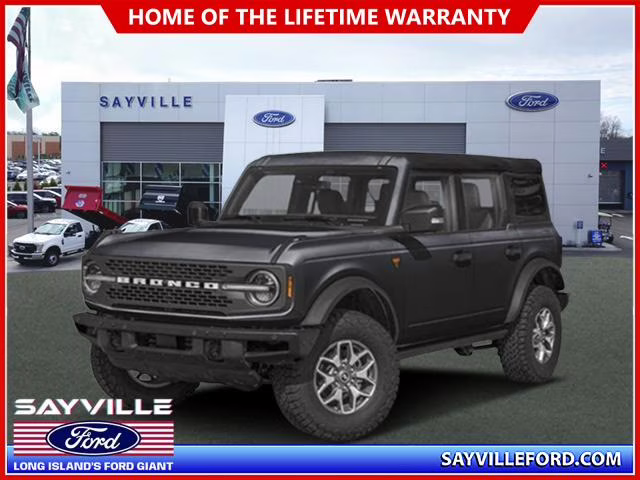 2026 Shadow Black Ford Bronco Badlands 4 Door Advanced 4x4 4X4 SUV