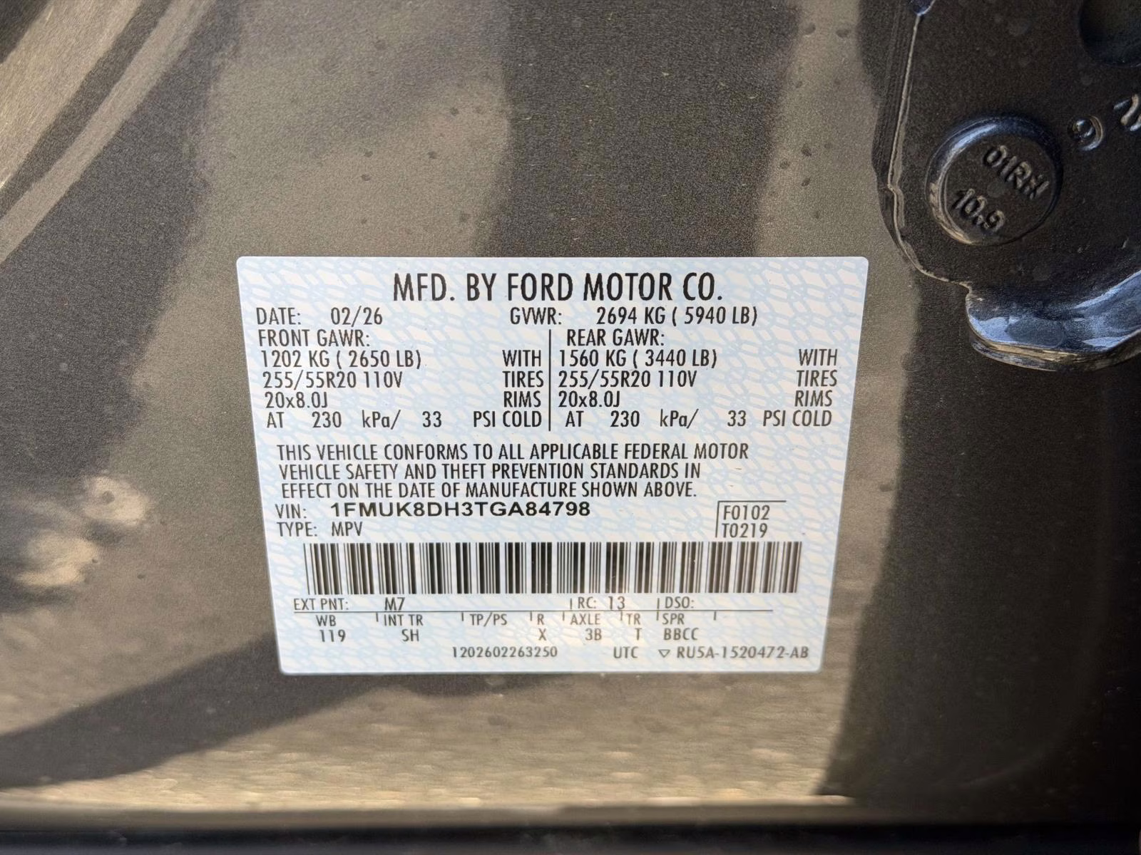 2026 Gray Ford Explorer Active 4X4 SUV