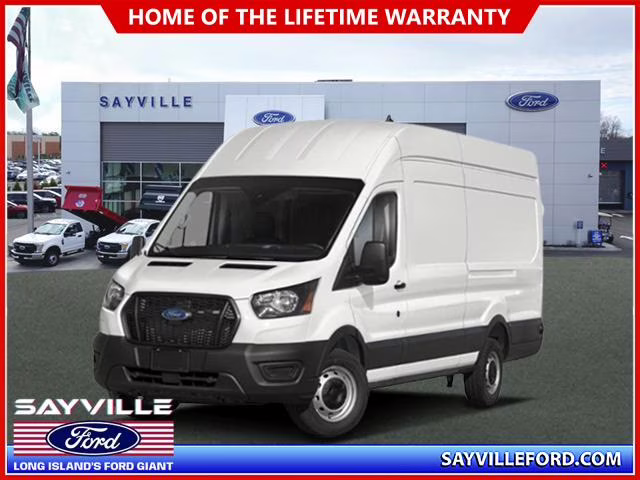2026 Oxford White Ford Transit Cargo Van T-250 148 EL Hi Rf 9150 GVWR RWD RWD Van