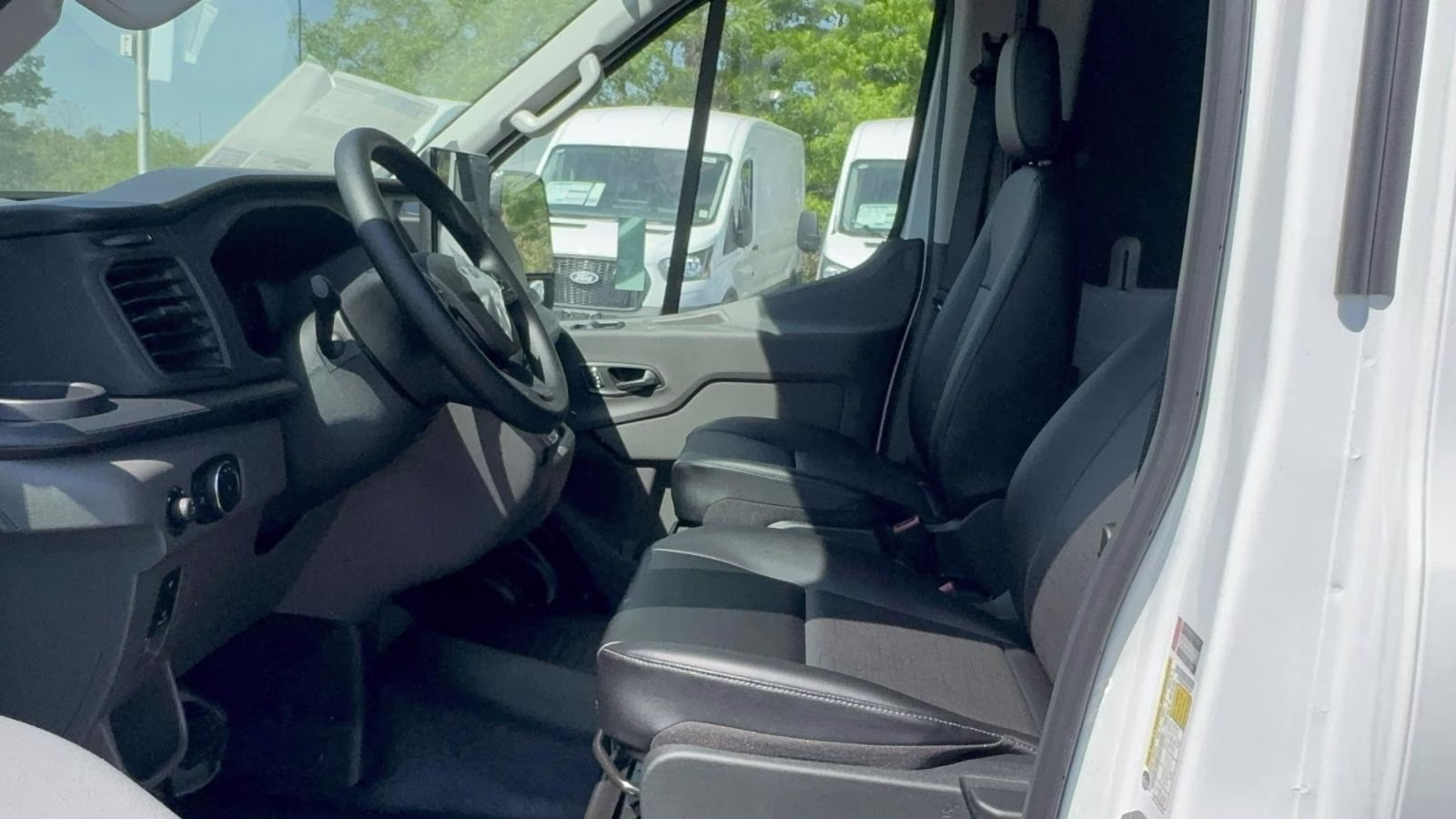 2026 Oxford White Ford Transit Cargo Van T-250 148 EL Hi Rf 9150 GVWR RWD RWD Van