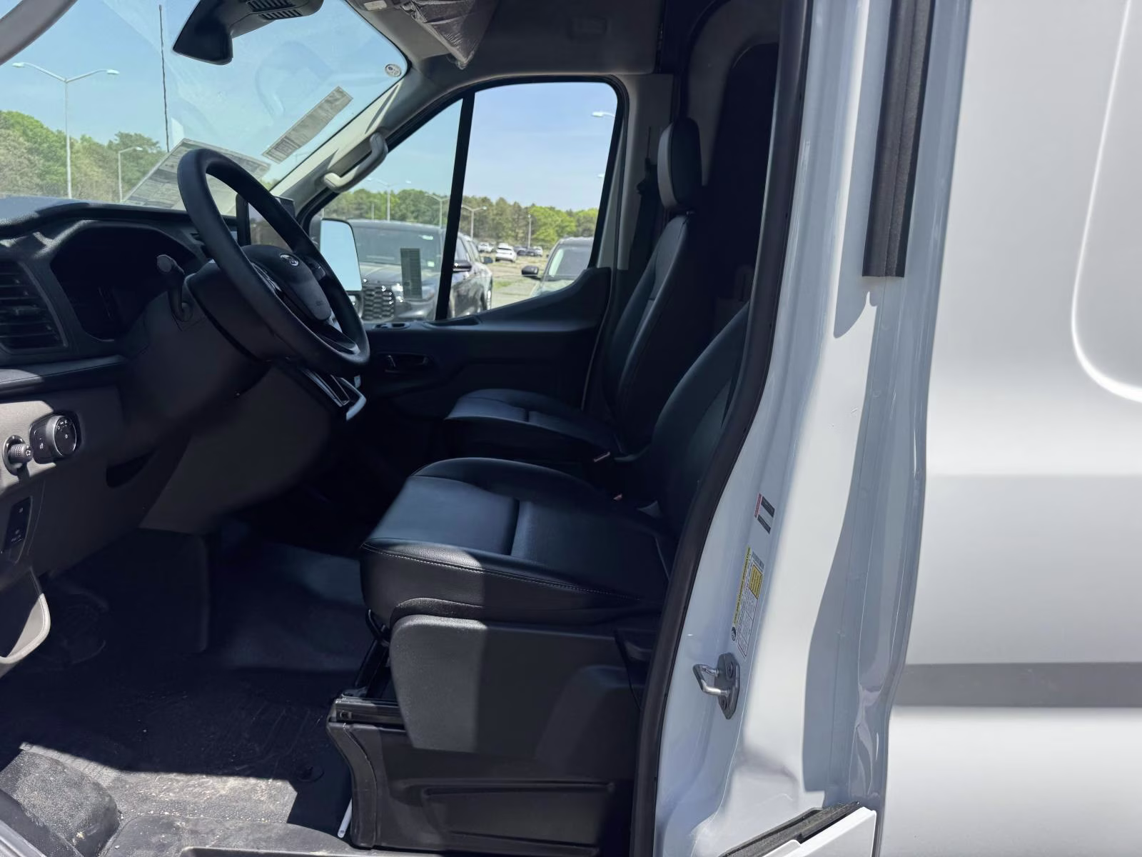2026 Oxford White Ford Transit Cargo Van T-350 148 EL Hi Rf 9500 GVWR RWD RWD Van