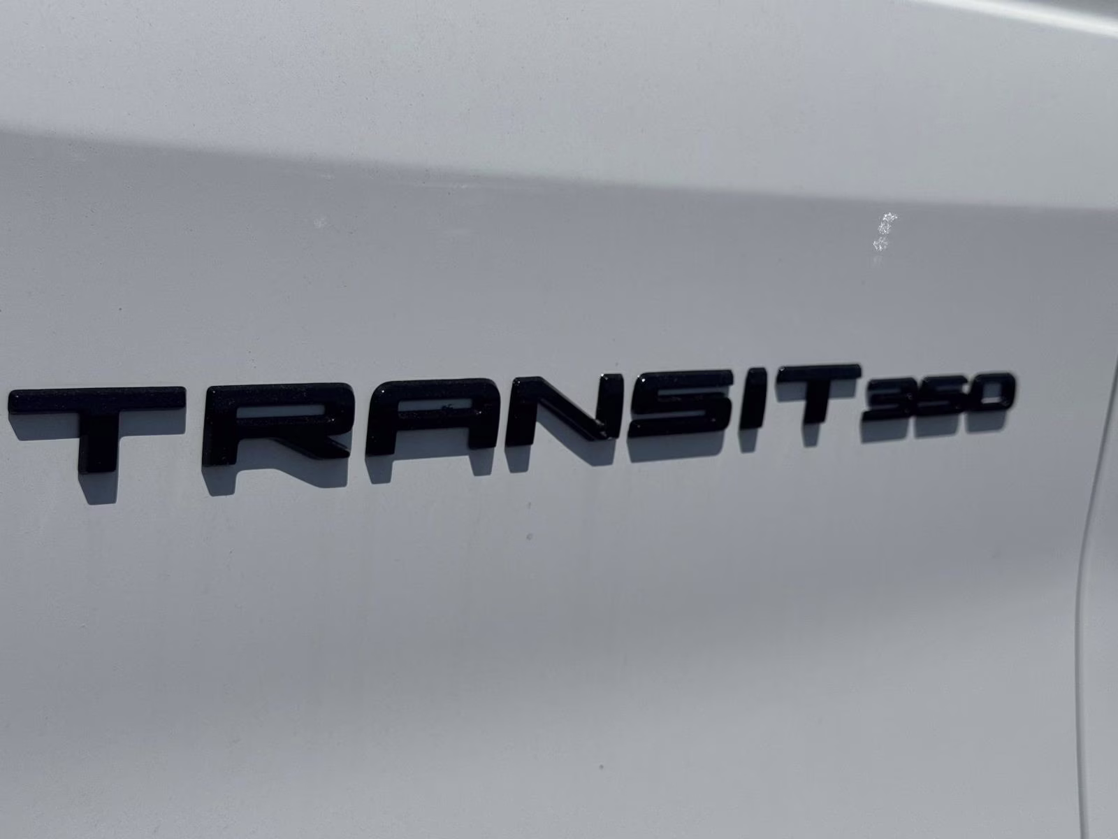 2026 Oxford White Ford Transit Cargo Van T-350 148 EL Hi Rf 9500 GVWR RWD RWD Van