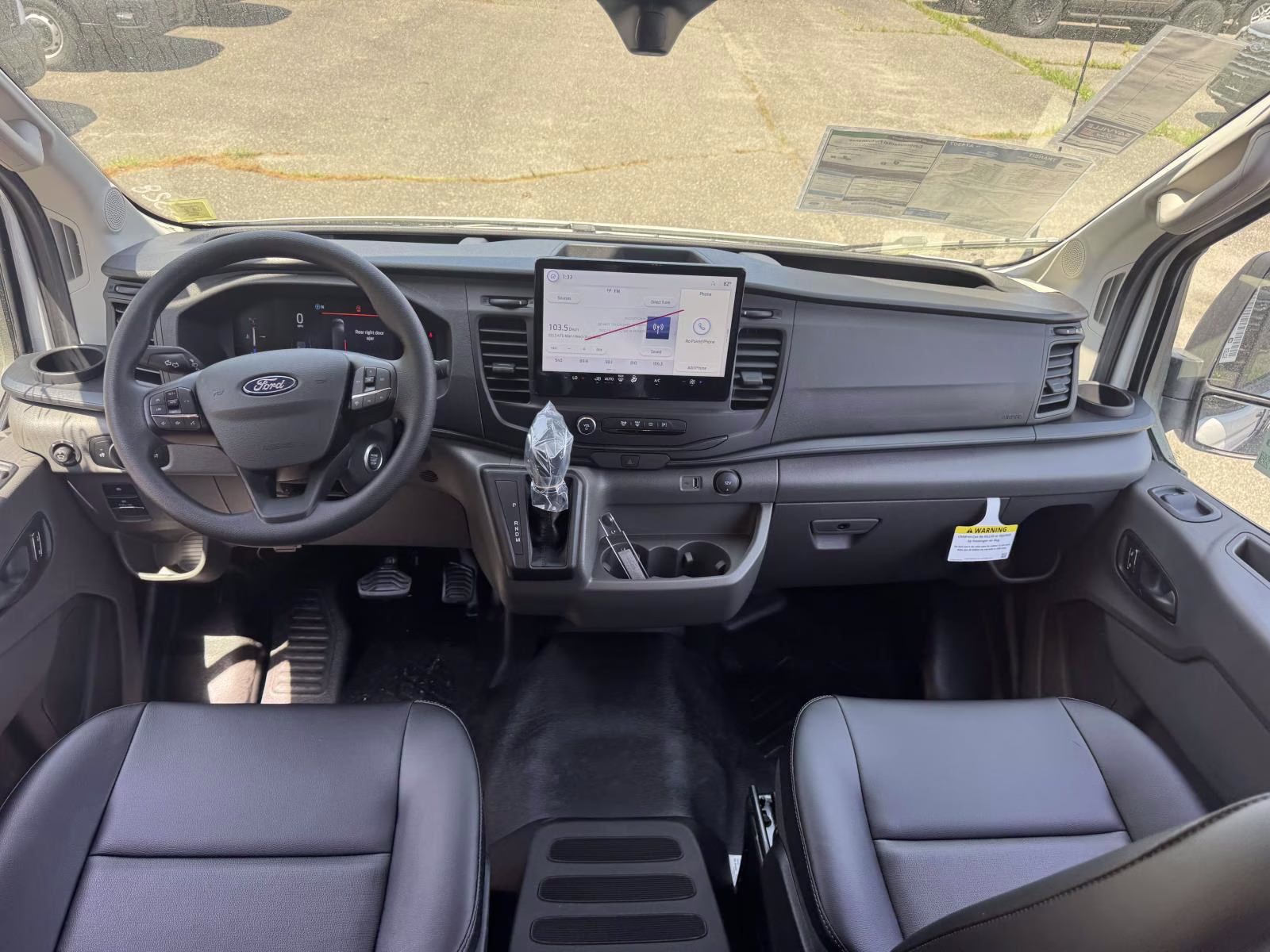 2026 Oxford White Ford Transit Cargo Van T-350 148 EL Hi Rf 9500 GVWR RWD RWD Van