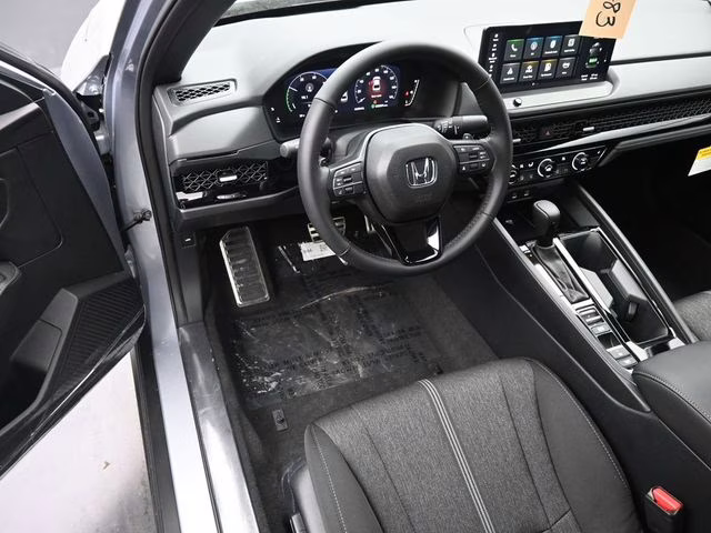 2026 Solar Silver Metallic Honda Accord Hybrid Sport FWD Sedan