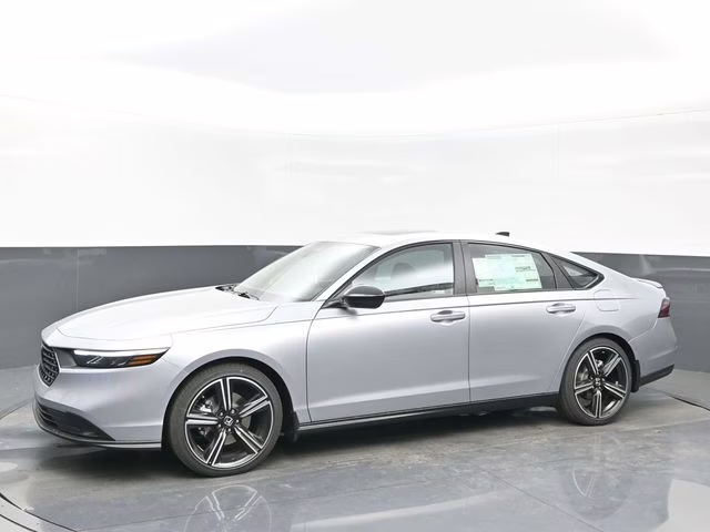 2026 Solar Silver Metallic Honda Accord Hybrid Sport FWD Sedan