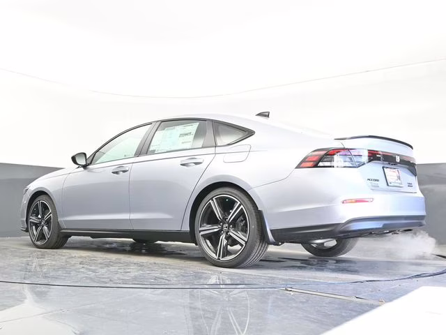 2026 Solar Silver Metallic Honda Accord Hybrid Sport FWD Sedan