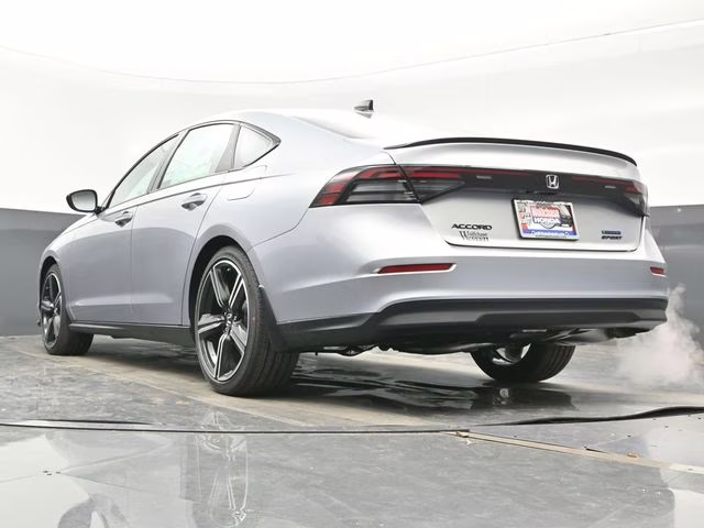 2026 Solar Silver Metallic Honda Accord Hybrid Sport FWD Sedan