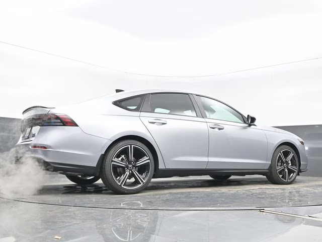 2026 Solar Silver Metallic Honda Accord Hybrid Sport FWD Sedan