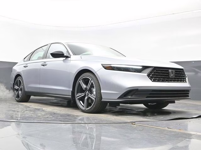 2026 Solar Silver Metallic Honda Accord Hybrid Sport FWD Sedan
