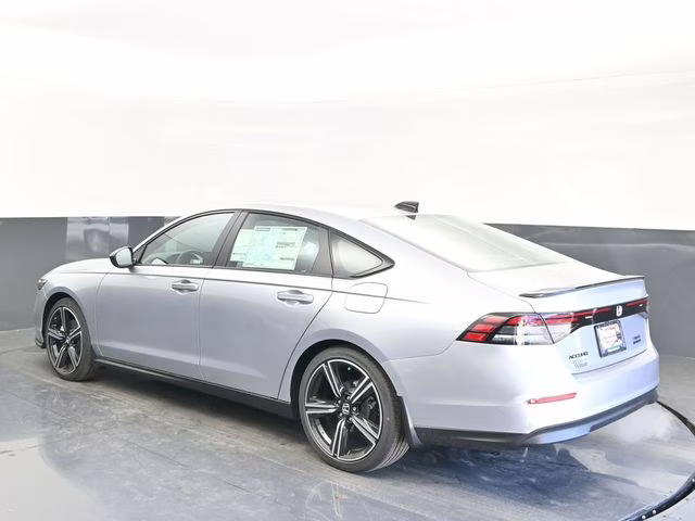2026 Solar Silver Metallic Honda Accord Hybrid Sport FWD Sedan