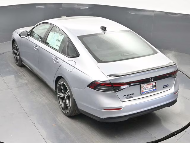 2026 Solar Silver Metallic Honda Accord Hybrid Sport FWD Sedan