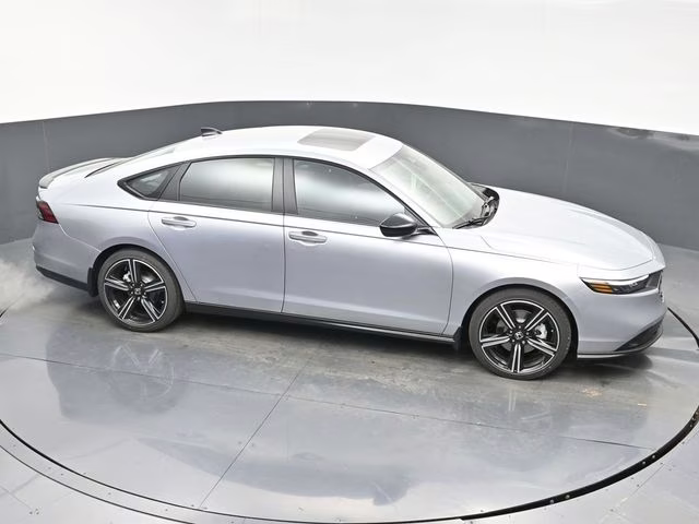 2026 Solar Silver Metallic Honda Accord Hybrid Sport FWD Sedan