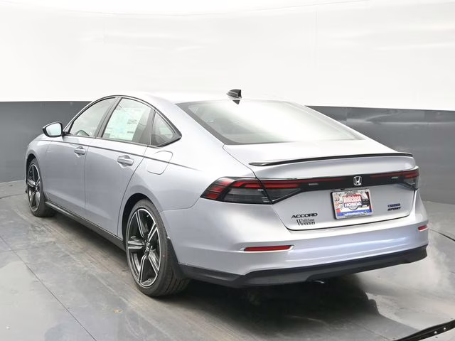 2026 Solar Silver Metallic Honda Accord Hybrid Sport FWD Sedan