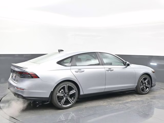 2026 Solar Silver Metallic Honda Accord Hybrid Sport FWD Sedan