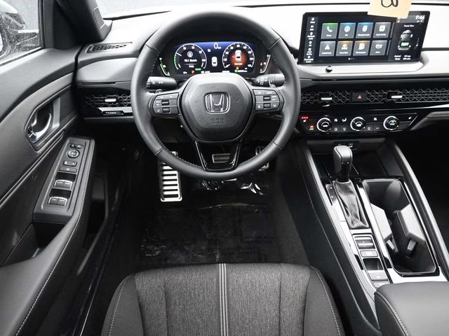 2026 Solar Silver Metallic Honda Accord Hybrid Sport FWD Sedan