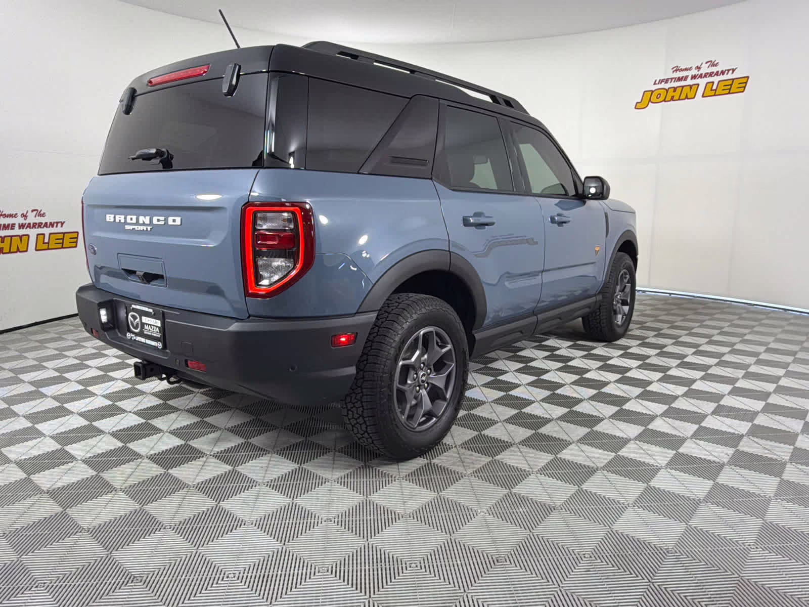 2024 Azure Gray Metallic Tri-Coat Ford Bronco Sport Badlands 4X4 SUV