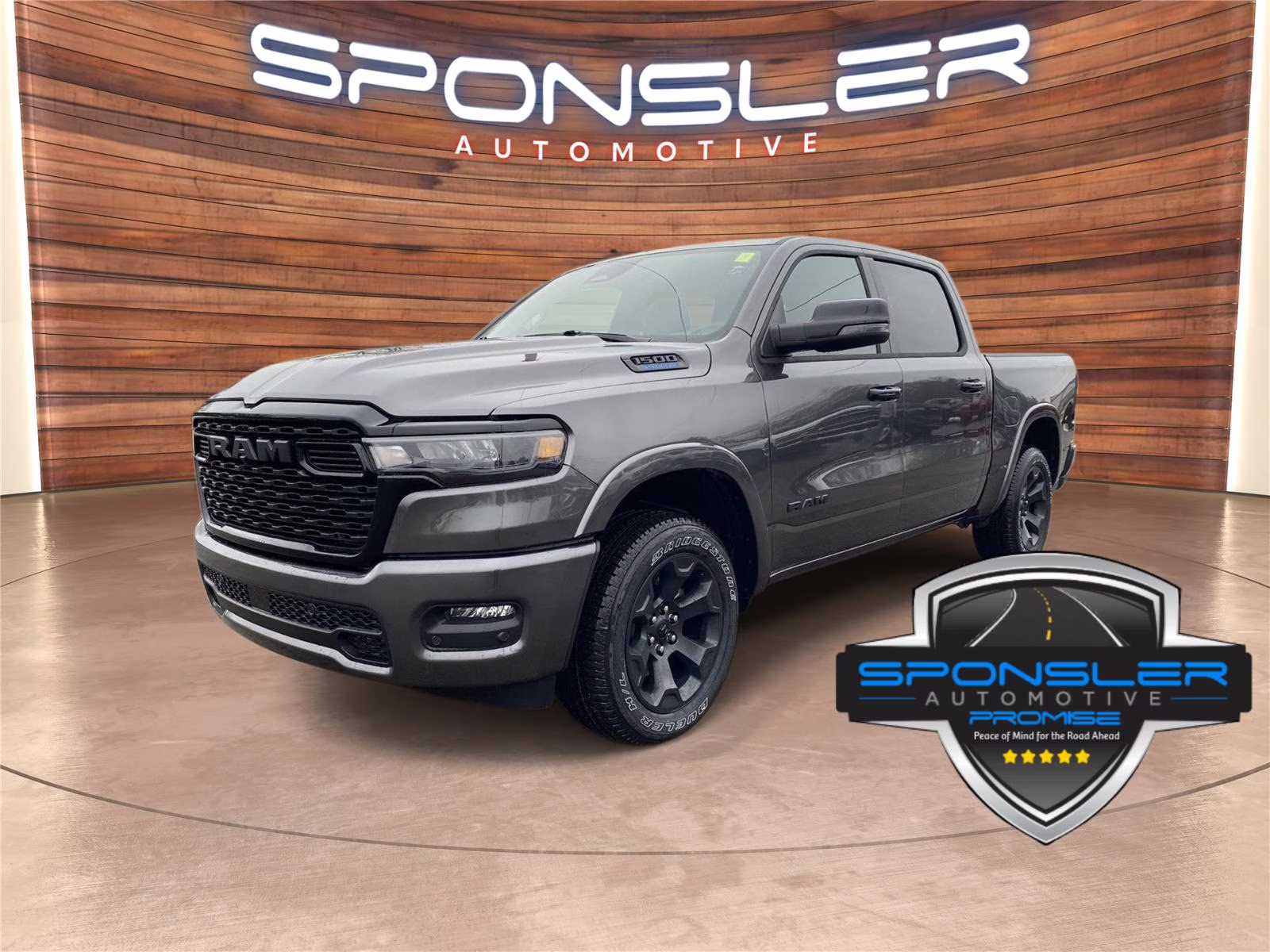 2026 Granite Crystal Metallic Clearcoat Ram 1500 Big Horn 4X4 Truck