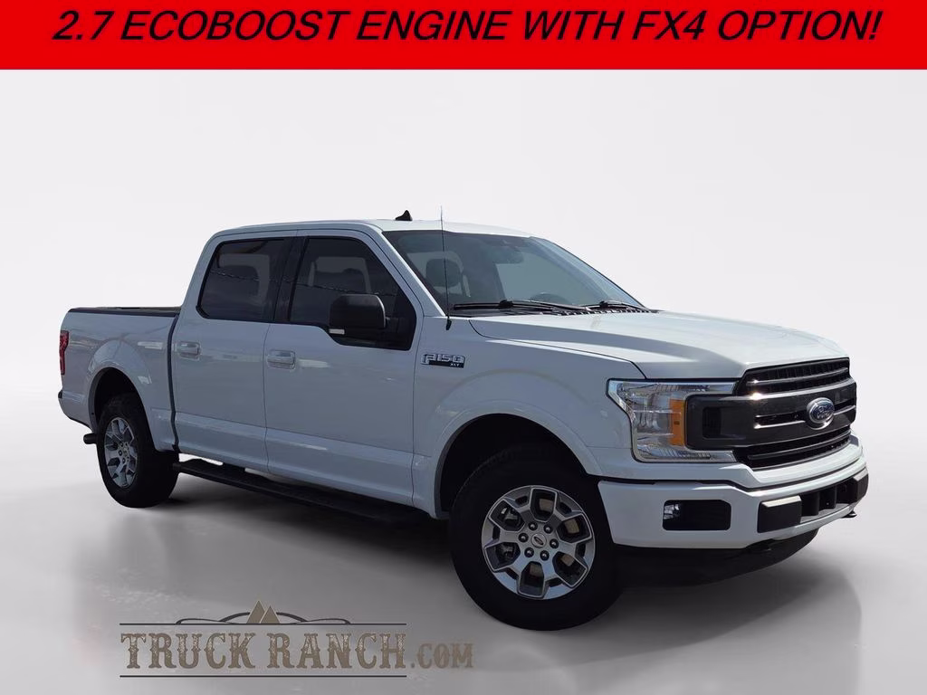 2019 White Ford F-150 XLT 4X4 Truck