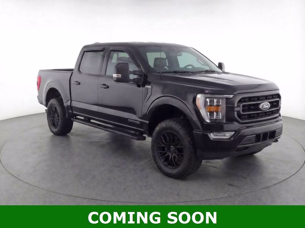 2022 Black Ford F-150 XLT 4X4 Truck