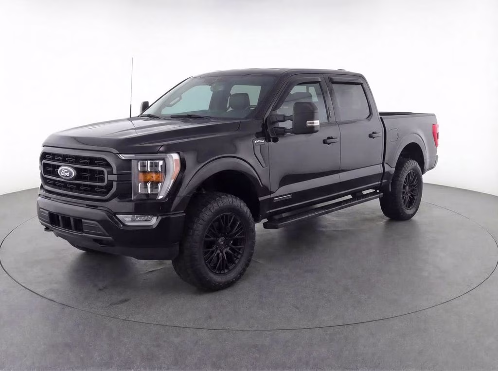2022 Black Ford F-150 XLT 4X4 Truck
