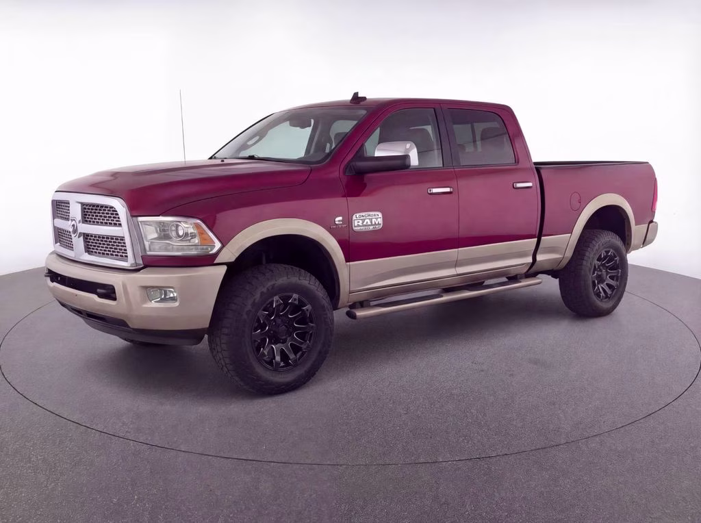 2012 Deep Cherry Red Crystal Pearlcoat Ram 2500 Laramie Longhorn 4X4 Truck