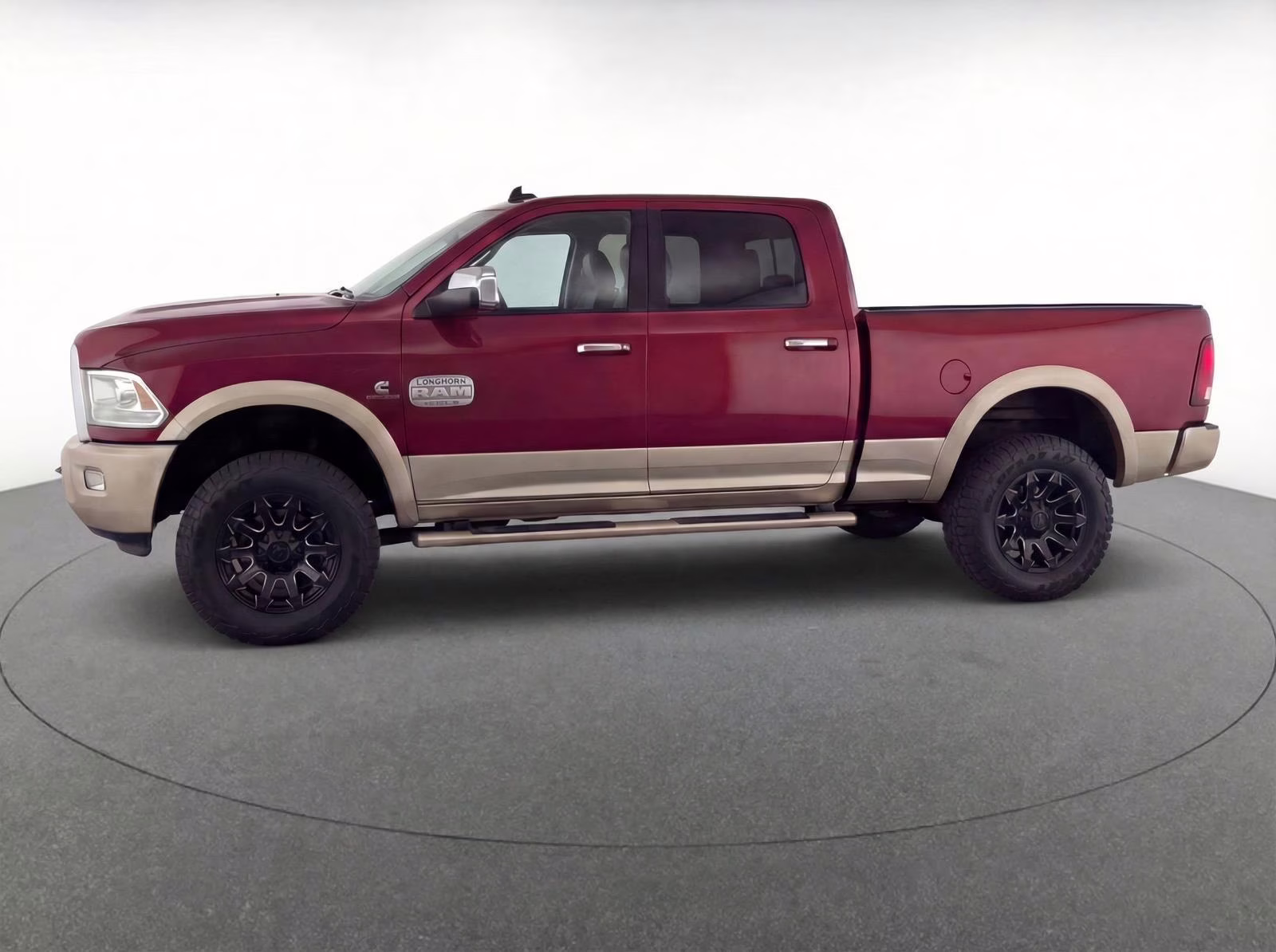 2012 Deep Cherry Red Crystal Pearlcoat Ram 2500 Laramie Longhorn 4X4 Truck