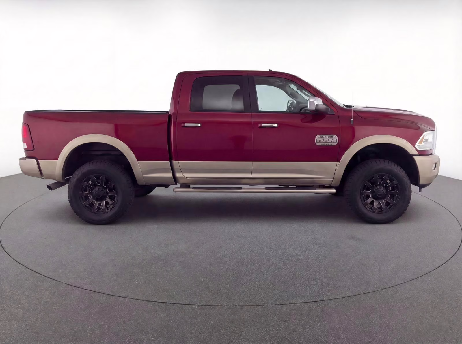 2012 Deep Cherry Red Crystal Pearlcoat Ram 2500 Laramie Longhorn 4X4 Truck