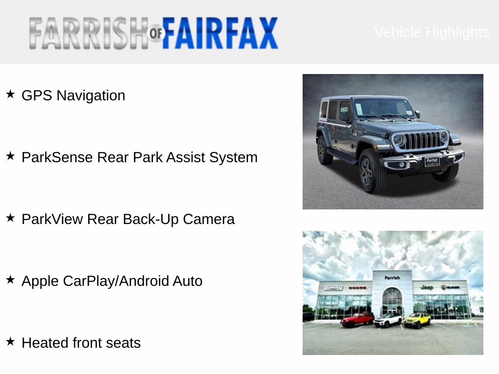 2026 Anvil Clear Coat Jeep Wrangler Sahara 4X4 SUV