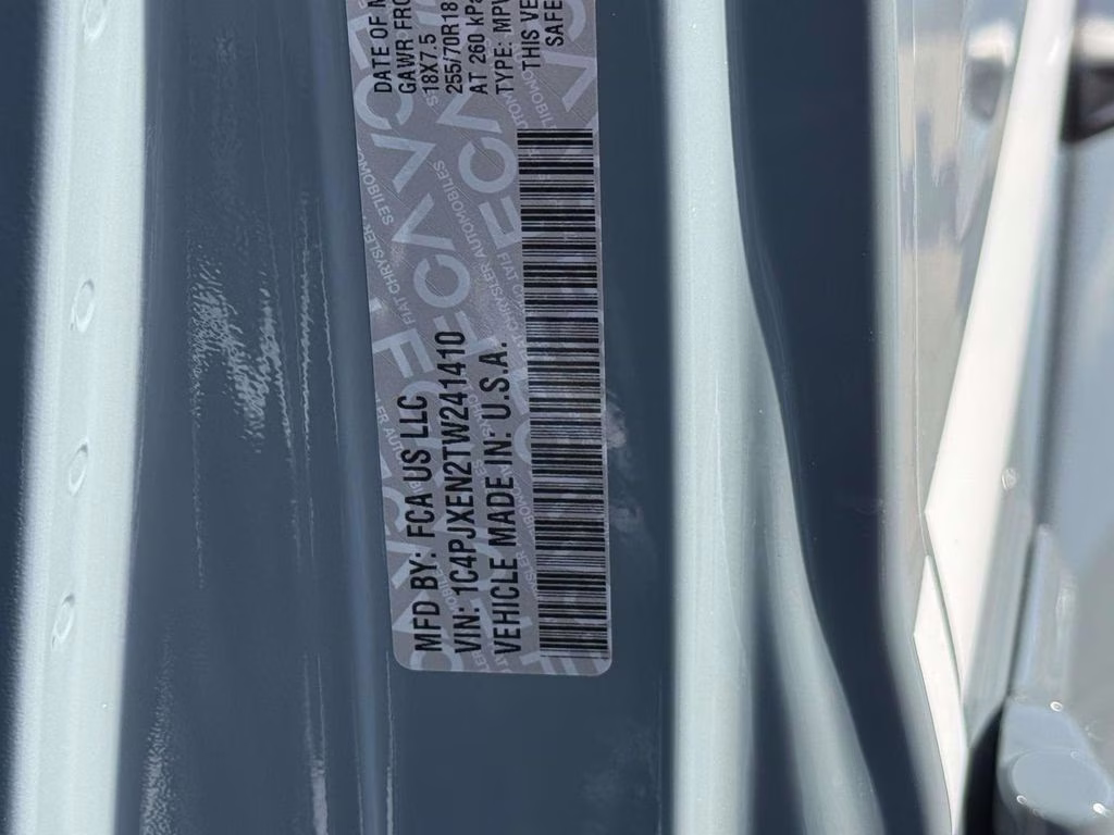 2026 Anvil Clear Coat Jeep Wrangler Sahara 4X4 SUV