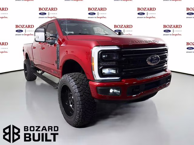 2026 Ruby Red Metallic Tinted Clearcoat Ford Super Duty F-250 SRW Bozard Built 4X4 Truck