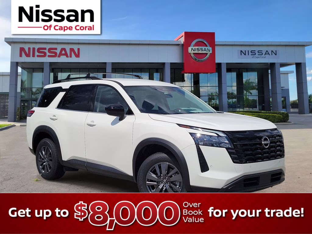 2026 Glacier White Nissan Pathfinder SV 4X4 SUV