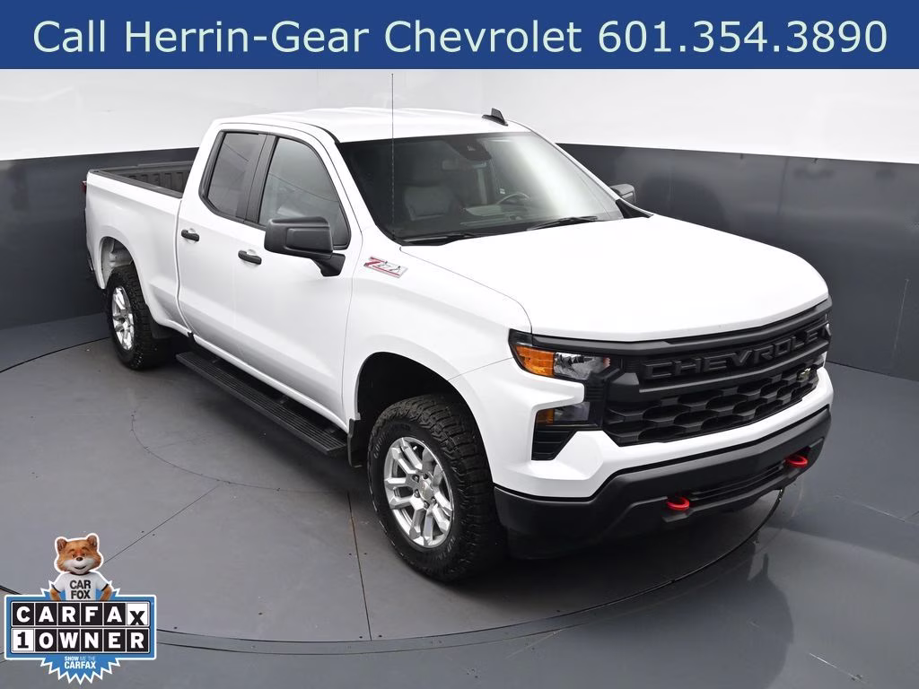 2026 Summit White Chevrolet Silverado 1500 WT 4X4 Truck